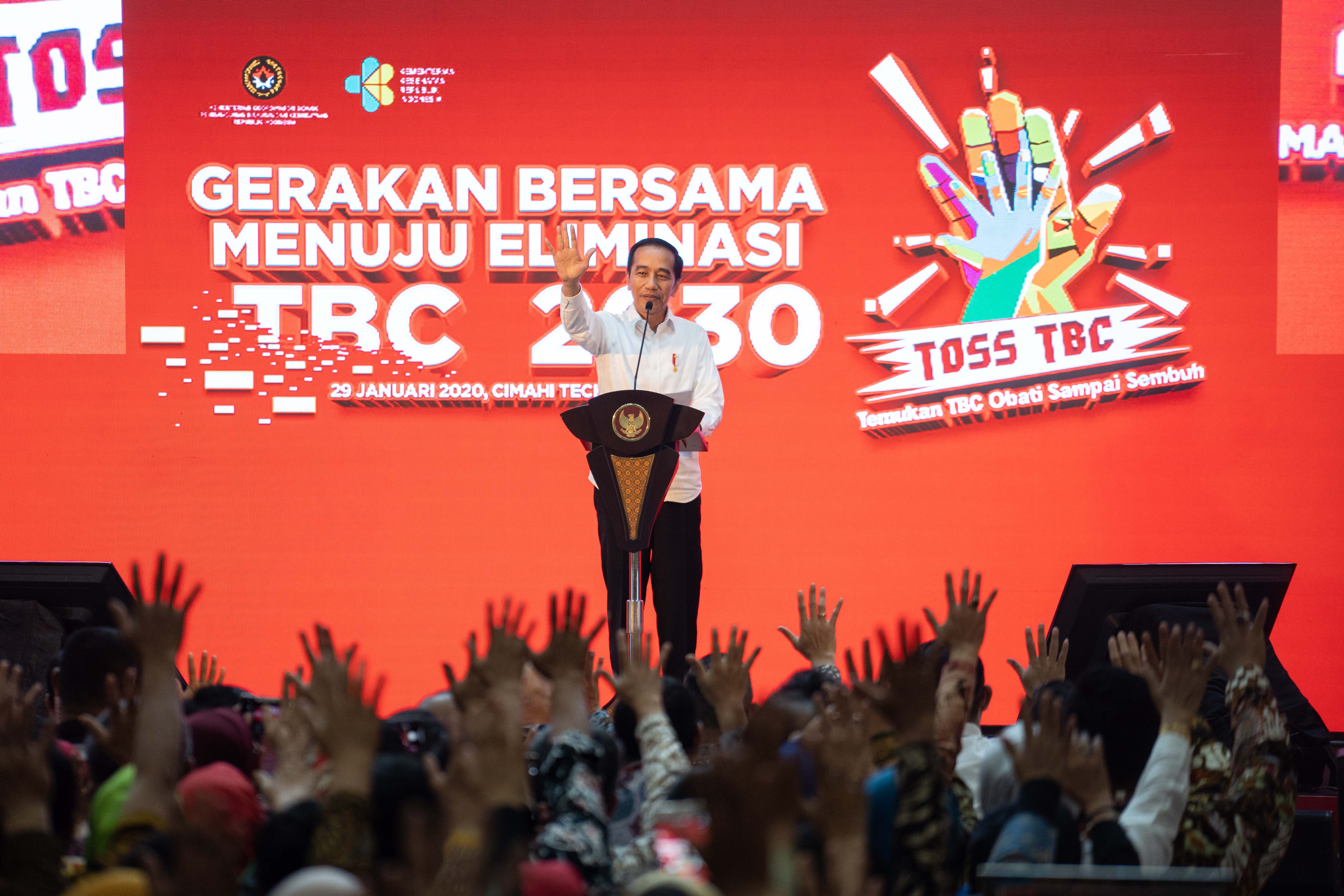 President Jokowi launching a new presidential initiative to eliminate TB